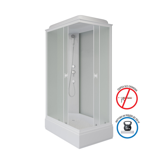 Душевая кабина Niagara Promo P120/80/26Q/MT 120х80 прямоугольная